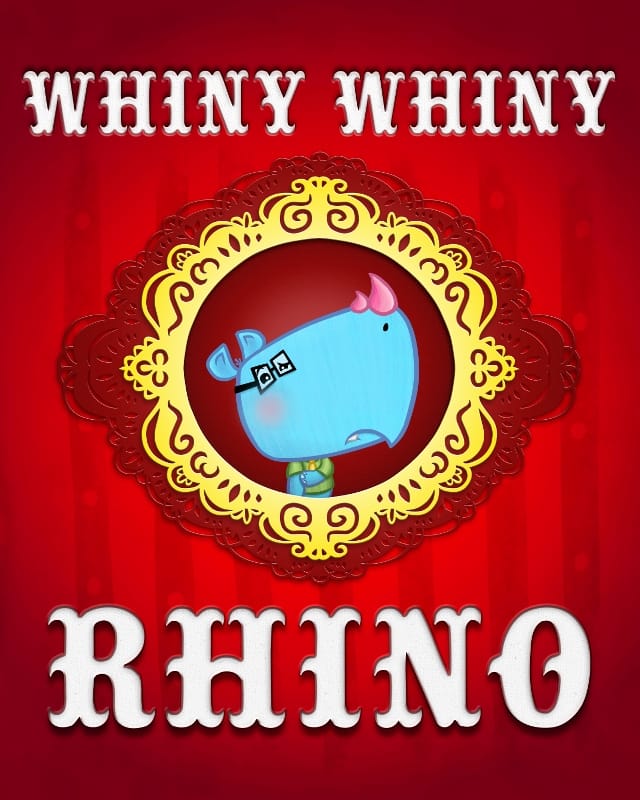 Whiny Whiny Rhino by McBoop