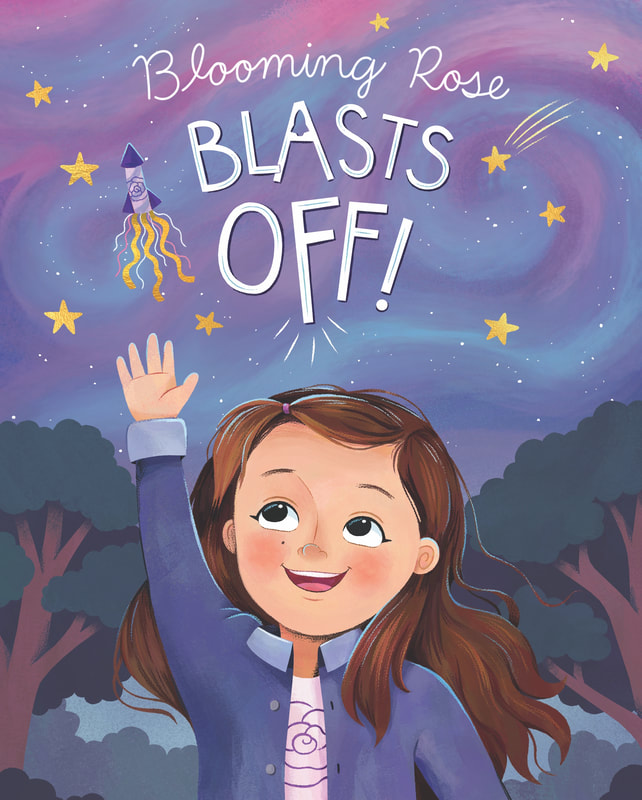 BLOOMING ROSE BLAST OFF by Laura Piland
