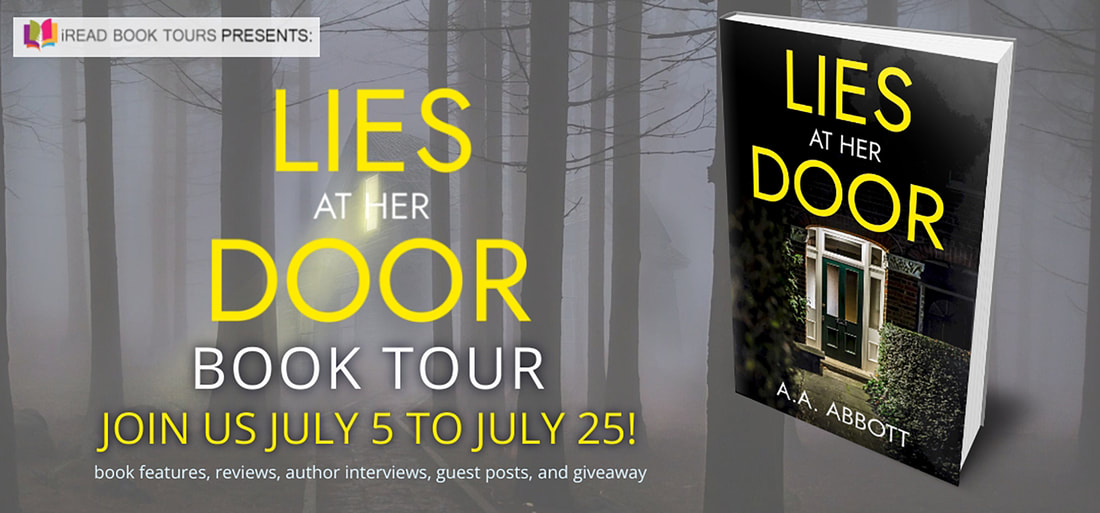 LIES AT HER DOOR (a psychological thriller) by A.A. Abbott