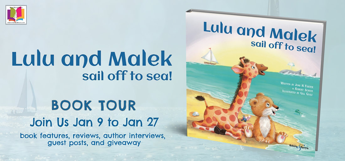 LULU AND MALEK sail off to sea! by June Foster and Rob Scheer