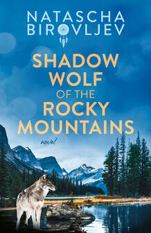 Shadow Wolf f the Rocky Mountains by Natashca Birovljev